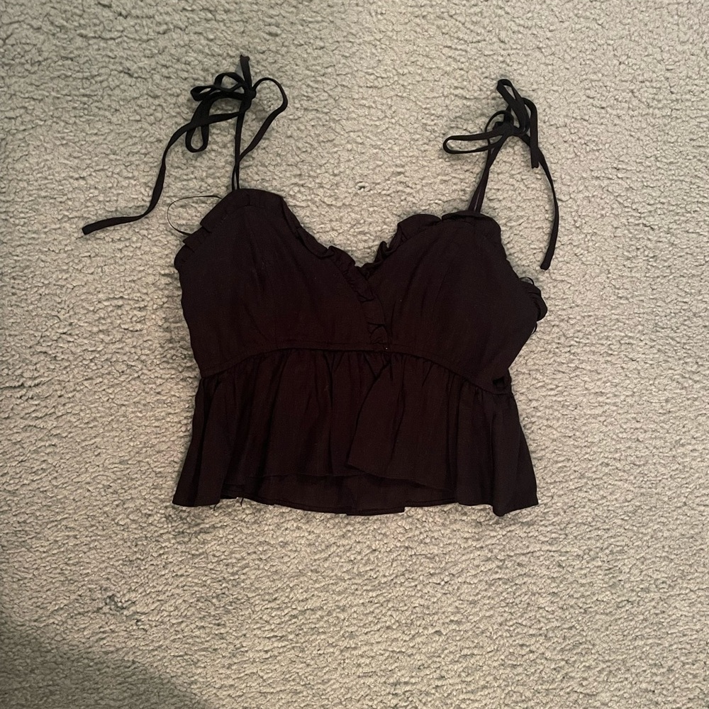 Pendulum Crop Top with Tie straps